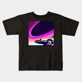 Retro Futuristic Car Kids T-Shirt